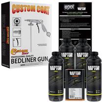 Kit de Forro de Cama de Caminhão Custom Shop U-Pol Raptor Black Urethane