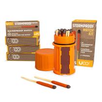 Kit de Fósforos UCO Stormproof à Prova dÁgua e Vento com 100 Fósforos Kit de Fósforos UCO Stormproof à Prova dÁgua e Vento com 100 Fósforos