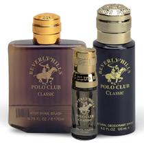 Kit de Fragrância Beverly Hills Polo Club Classic 3 Peças Kit de Fragrância Beverly Hills Polo Club Classic 3 Peças