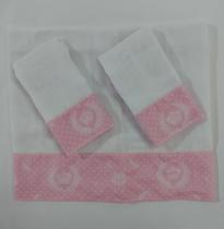 Kit De Fralda Para Bebês - Menina /Menino - 1 Fralda De Ombro - 2 Fralda De Boca