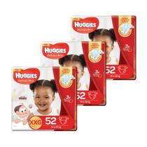 Kit de Fraldas Hiper Supreme Care XXG 156 Unidades Huggies