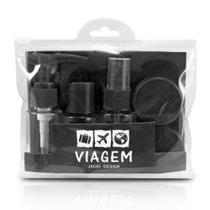 Kit De Frascos Organizadores Para Viagem 7 Peças Shampoo Condicionador Hidratante Jacki Design Cores - Jackie Design Kit De Frascos Organizadores Para Viagem 7 Peças Shampoo Condicionador Hidratante Jacki Design Cores - Jackie Design