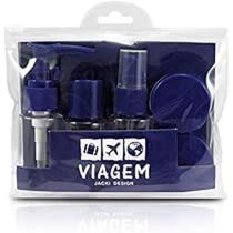 Kit de Frascos P/ Viagem Com 7 Peças - Interponte