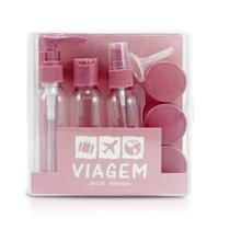 Kit de Frascos para Viagem 9 Peças Cosméticos Jacki Design Kit de Frascos para Viagem 9 Peças Cosméticos Jacki Design