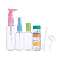 Kit de frascos para viagem, com 8 unidades,Colorido. Kit de frascos para viagem, com 8 unidades,Colorido.