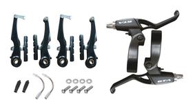 Kit de freio v-Brake Gta em alumínio preto Kit de freio v-Brake Gta em alumínio preto