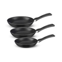 Kit de Frigideira Antiaderente Rochedo Basic C/3 PÇS 18CM 20CM E 24CM PÇS