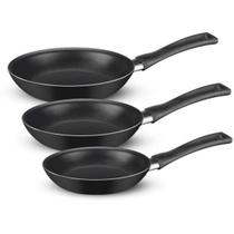 Kit de Frigideiras Rochedo Basic 18cm, 20cm e 24cm - CXM / 4 Kit de Frigideiras Rochedo Basic 18cm, 20cm e 24cm - CXM / 4