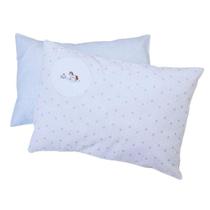 Kit De Fronha Bebê Bordadas Com 2 Un Cavalo 40 x 28Cm Papi