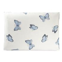 Kit de Fronhas Essencial Borboletas Azuis 50cm X 70cm 2 Unidades Azul Casa Modelo Enxovais