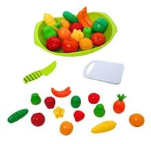 Kit de Frutas e Legumes para Cozinha com tiras autocolantes - Brinquedo Educativo Kit de Frutas e Legumes para Cozinha com tiras autocolantes - Brinquedo Educativo