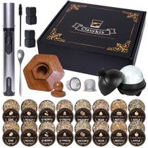Kit de Fumador para Whisky Clasykis 27 Peças Conjunto de Presente para Coquetel