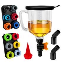 Kit de Funil para Óleo YOZYU 1,5 L Antivazamento com 18 Peças