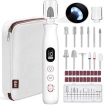 Kit de furadeira de unhas elétrica VFD 2000mAh recarregável 12 em 1