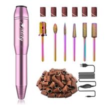 Kit de furadeira elétrica Alety Portable para unhas de gel acrílico Kit de furadeira elétrica Alety Portable para unhas de gel acrílico