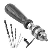 Kit de Furadeira Manual YAGSUW 7 em 1 com Chave de Mandril Kit de Furadeira Manual YAGSUW 7 em 1 com Chave de Mandril