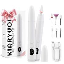 Kit de furadeira para unhas Kiaryuoll sem fio, recarregável elétrico