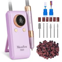 Kit de furadeira para unhas MelodySusie 2 em 1 35.000 RPM SM330G roxo