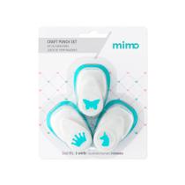 Kit de Furadores - Borboleta - Coroa - Unicórnio - Mimo - 3 Unids