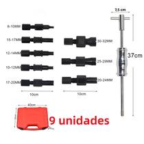 Kit De Furo Cego 9/10 Peças Conjunto De Ferramentas De Remoção De Extrator De Rolamento Piloto De