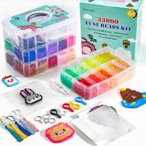 Kit de Fuse Beads INSCRAFT - 33.000 Unidades com 150 Padrões para Crianças