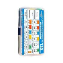 Kit De Fusíveis Automotivos 120-300 Peças Para Caminhões, Barcos, RVs E Carros Com Extrator De Kit De Fusíveis Automotivos 120-300 Peças Para Caminhões, Barcos, RVs E Carros Com Extrator De