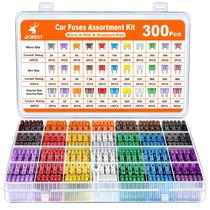 Kit de Fusíveis Automotivos JOREST - 300 Peças com Extrator