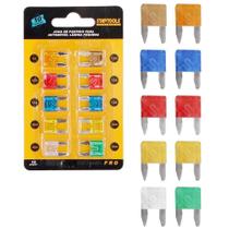Kit de Fusíveis Automotivos Lâmina - 10 Peças, Colorido - Startools Kit de Fusíveis Automotivos Lâmina - 10 Peças, Colorido - Startools