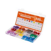 Kit De Fusíveis Automotivos Tipo Lâmina De Tamanho Médio, 100 Peças, 2-35A, Para Carros E Caminhões,