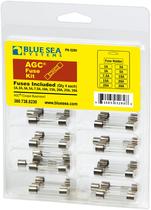 Kit de fusíveis Blue Sea Systems 5289 AGC 41PC ASST com suporte, pacote com 40