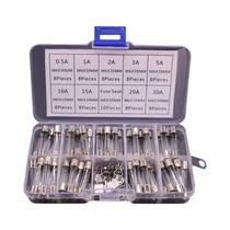 Kit De Fusíveis De Vidro De Ação Rápida Sortidos Para Carros, 100 Peças (72 Peças 02-20A, 05-30A) Kit De Fusíveis De Vidro De Ação Rápida Sortidos Para Carros, 100 Peças (72 Peças 02-20A, 05-30A)