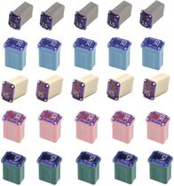 Kit de Fusíveis Imjl FMM MCASE - 25 Unidades (15A, 20A, 25A, 30A, 40A)