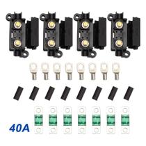 Kit De Fusíveis MIDI 40A Com 4 Suportes E 7 Fusíveis De 40 AMP Para Acessórios De Carro Redarc BCDC