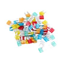 Kit De Fusíveis Mini Multicolorido 60 Peças Combo De Substituição Para Carro, RV, Caminhão, Moto,