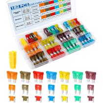 Kit de Fusíveis para Carro com 182 Peças + Extrator - Cooclensportey