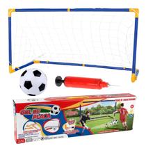 Kit De Futebol Trave De Gol Infantil Golzinho Com Rede Bola E Bomba Jogo Esportivo Para Crianças Brinquedo For Kids
