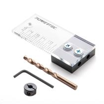 Kit de gabarito de cavilha POWERTEC Gabarito de cavilha para carpintaria 1/4 de polegada