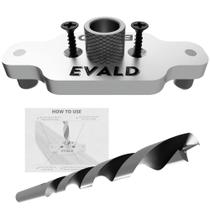 Kit de gabarito EVALD para suporte de prateleira flutuante com broca de 1/2 polegada