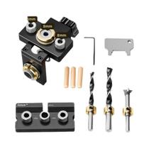 Kit De Gabarito Para Entalhe De Madeira 3 Em 1 Com Clipe De Posicionamento, Broca De 8-15mm, Guia De