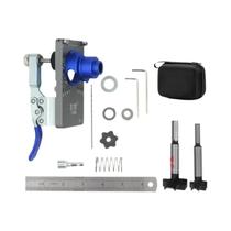 Kit De Gabarito Para Perfuração De Dobradiças Ocultas De 35mm Em Liga De Alumínio