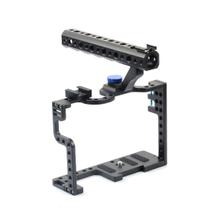 Kit de gaiola de câmera BGNing de alumínio com alça superior para Panasonic GH5 Kit de gaiola de câmera BGNing de alumínio com alça superior para Panasonic GH5