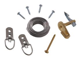 Kit de gancho de armazenamento Hillman 122411 Extra Heavy Duty 34 kg Kit de gancho de armazenamento Hillman 122411 Extra Heavy Duty 34 kg