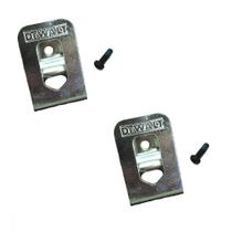Kit de ganchos de cinto DEWALT N268241 (pacote com 2) para furadeiras elétricas Kit de ganchos de cinto DEWALT N268241 (pacote com 2) para furadeiras elétricas