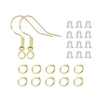 Kit De Ganchos Para Brincos Em Prata Esterlina 925 Com Argolas E Fechos 300 Peças Para Fazer Joias Kit De Ganchos Para Brincos Em Prata Esterlina 925 Com Argolas E Fechos 300 Peças Para Fazer Joias