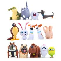 Kit de garagem Cake Ornament Secret Life Pets yuanpulalala 14 unidades