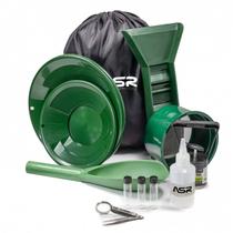 Kit de Garimpo ASR Outdoor com Mochila Leve e 14 Peças Kit de Garimpo ASR Outdoor com Mochila Leve e 14 Peças