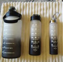 Kit de Garrafas de Água Academia 2L 1L 750ML