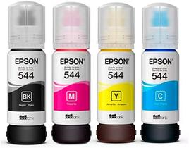 Kit De Garrafas De Tintas Para Impressora 544 Colorido Com 4 Cores
