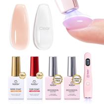 Kit de Gel Construtor para Unhas Beetles, Sem HEMA, com Lâmpada UV/LED Kit de Gel Construtor para Unhas Beetles, Sem HEMA, com Lâmpada UV/LED
