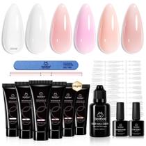 Kit de gel de extensão de unhas Beetles Poly 30g 6 cores para mulheres Kit de gel de extensão de unhas Beetles Poly 30g 6 cores para mulheres